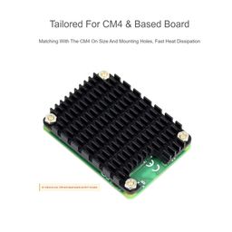 Waveshare Compute Module 4 Heatsink Dedicated Aluminum Heatsink for Raspberry Pi Compute Module 4 CM4 No Hindrance to The Antenna Matching - RS5896Waveshare Compute Module 4 Heatsink Dedicated Aluminum Heatsink for Raspberry Pi Compute Module 4 CM4 No Hindrance to The Antenna Matching - RS5896 image 2