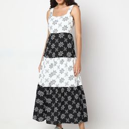 Vero Moda Floral Print Fit & Flare Maxi Dress-image-57