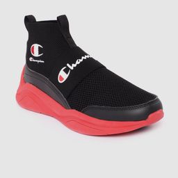 Champion Men Woven Design & Brand Logo Detail Mid-Top Sneakers-picture-18