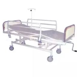 Wellton Healthcare S.S Bows and Collapsible Railing Mechanical ICU Bed WH-503-41