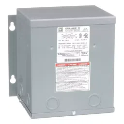 SQUARE D BY SCHNEIDER ELECTRIC Wall Mount Transformer, 240 X 480V, 60Hz, 1.5S1F-20