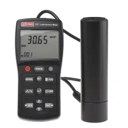 RS PRO Luminance Meters, 9.999 fL, 9.999 cd/m² to 1999lx, ±3 (Calibrated to Standard Incandescent Lamp (2856 K % @ Model No 1464653-46