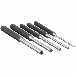 Westward Drive Pin Punch Set Steel, 2AJB1 (5 Pcs)-47