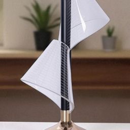 AARVI DECOR STUDIO Gold-Toned Metal Traditional Table Lamp-image-13