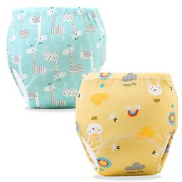 Bembika Babies Cotton Potty Training Pants, Printed Design Pack 2 Large Size - Multicolor-picture-1