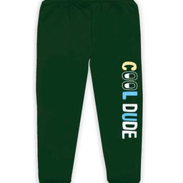 J&JP Cotton Looper Cool Dude Text Printed Pajama - Green-image-79