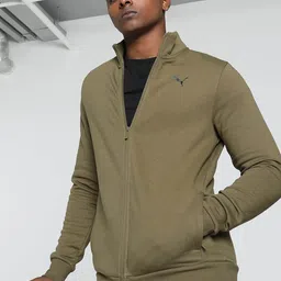 Puma Zippered Full-Zip Slim Fit Polo Jacket-46