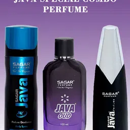 SAGAR PERFUMERY Set Of 3 Java & Java Combo Eau De Parfum & Deodorant Spray & Perfume Combo image 3