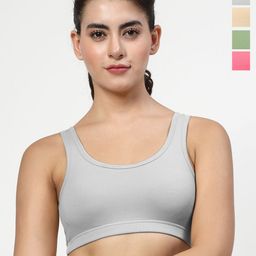 LILY Pack Of 4 Full Coverage Workout Bra Stropsyttak-10