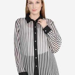 Moda Rapido Striped Top-picture-26