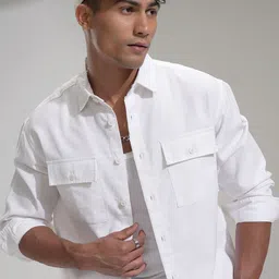 HIGHLANDER Men Comfort Opaque Casual Shirt-picture-21