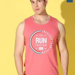WOOSTRO Pack Of 2 Printed Combed Cotton Gym Vests -VWS26(RUN PEACH)(BKLN PEACOCK)-image-58