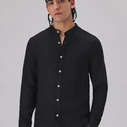 Banana Club Men Classic Slim Fit Opaque Casual Shirt-image-21