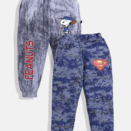 YK X Minute Mirth Boys Pack of 2 Printed Track Pants-image-43