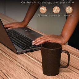 eha Brown 2 Pieces Textured Mugs image 5