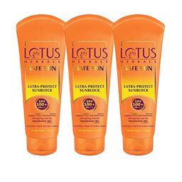 Lotus Herbals Safe Sun Set Of 3 Dry Ultra Sunblock Sunscreen - 50g each-18