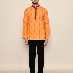Arihant Rai Sinha Men Ethnic Motifs Printed Thread Work Kurta-picture-52