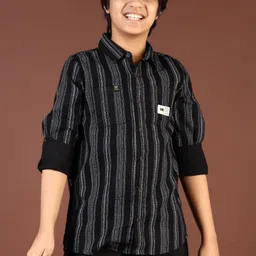 V-Mart Boys Opaque Striped Casual Shirt-picture-26