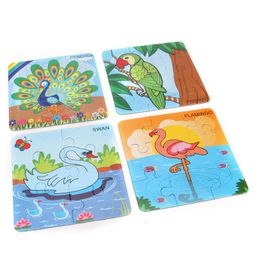 TOYFUN Birds Jigsaw Puzzle Set of 4 - Multicolour-10