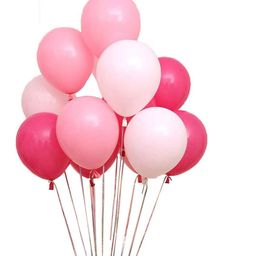 Balloon Junction Pastel Colour Balloons Hot Pink Blush Pink White - 51 Pieces-image-33