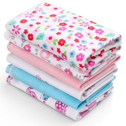 Babyhug 100% Cotton Wash Cloth Pack of 6 - Multicolor-12