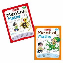 Sawan Mental Maths 3 and 4 Learning Books Pack of 2 - English-5