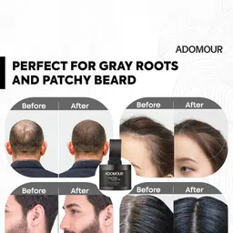 ADOMOUR Root Touchup Powder - 4 g - Black image 3