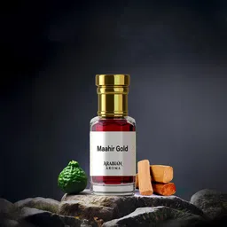 Arabian Aroma Maahir Gold Long lasting Non Alcoholic Attar - 6 ml-19