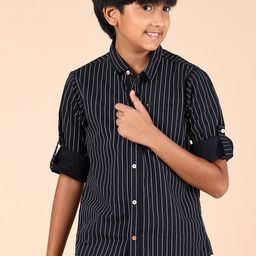 V-Mart Boys Opaque Striped Casual Shirt-image-40