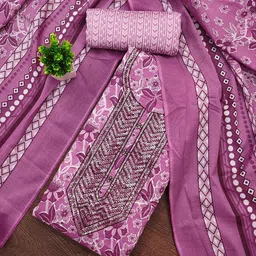 KALINI Printed Unstitched Dress Material-image-74