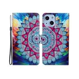 PEEPERLY Abstract Printed iPhone 16 Plus Flip Case Mobile Accessories-7