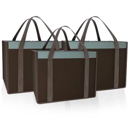 Kuber Industries Brown Set of 3 Water Resistant Multi-Utility Organisers image 3