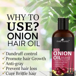 Park Daniel Set Of 2 Red Onion Oil & Premium Onion Hair Serum - 100 ml Each image 4