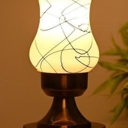 SOMIL White Glass Cylinder Table Lamps-picture-36