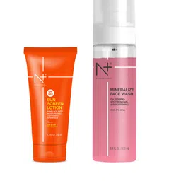 N Plus Professional Mineralise Face Wash & SPF 50 PA+++ Sunscreen Lotion - 100ml each-picture-48