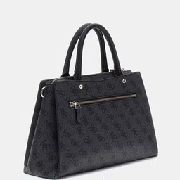 GUESS Brand Logo Printed Structured Handheld Bag image 5