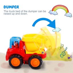 Fiddlerz Friction Powered Mini Construction Vehicles Pack of 4 - Multicolor image 2