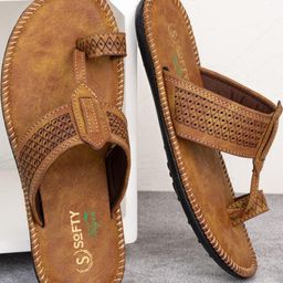 SOFTY VEGEN Men Ethnic Comfort Sandals-image-39