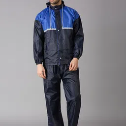 Style Quotient Colourblocked Hooded Rain Jacket-image-51