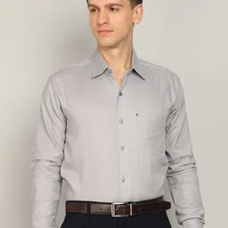 ELLIPSE Long Sleeves Linen Shirt-image-49