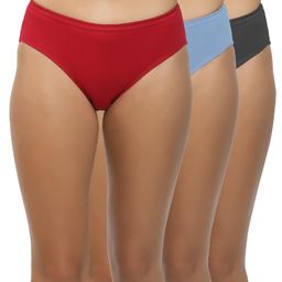 Shyygl Set of 3 High-Rise Hipster Briefs-image-120