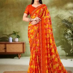 KALINI Embroidered Pure Chiffon Saree-image-56