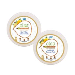 Clea Set of 2 Lemon & Jojoba Oil Nail Polish Remover Pads - 40 N Pads Each-5