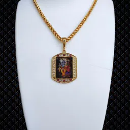 Jemeefly Gold-Plated Square Pendants with Chains image 3