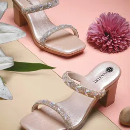 DIVASTRI Ethnic Block Sandals-image-16