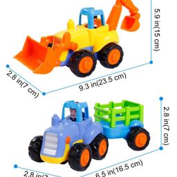 Fiddlerz Friction Powered Mini Construction Vehicles Pack of 4 - Multicolor image 3