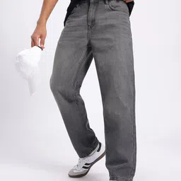 glitchez Men Cloud Fade Straight Fit Light Fade Jeans-image-30