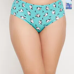 Clovia Pack Of 3 Printed Cotton Mid-Rise Hipster Briefs PNC530834S-image-30