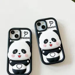 CASE CREATION iPhone 16 Pro Max Real 3D Panda Back Case Mobile Accessories-28