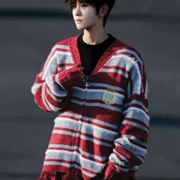 StyleCast Men Striped Cardigan-image-46